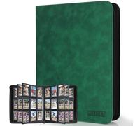MIXPOET Álbum para Tarjetas Top loaders, Top Loader Album de Cartas, Capacidad 252 Top Loaders 9 Bolsillo, Tarjetas Coleccionables Carpeta Cargadores Superiores MTG TCG, Solo aplicable a Top loaders