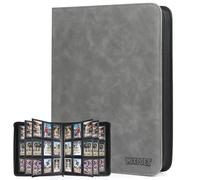 MIXPOET Álbum para Tarjetas Top loaders, Top Loader Album de Cartas, Capacidad 252 Top Loaders 9 Bolsillo, Tarjetas Coleccionables Carpeta Cargadores Superiores MTG TCG, Solo aplicable a Top loaders