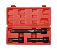 MIXPOWER Barra de extensión de impacto de 3/4 pulgadas, acero cromado molibdeno, juego de 3 piezas, barra de 4, 6 y 10 pulgadas.