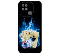 Mixroom - Carcasa Back Case de TPU Silicona Suave para Xiaomi Redmi 10C Fantasía Poker D58