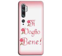 Mixroom - Carcasa de TPU silicona blanda para Xiaomi Mi Note 10 Fantasía Rose Tvb Ti Voglio Bene R255