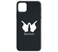 Mixroom - Carcasa para iPhone 11 de silicona TPU con diseño I Don't CARE135