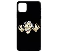 Mixroom - Carcasa trasera de TPU silicona blanda para iPhone 17 Air Fantasía Albert Einstein P221