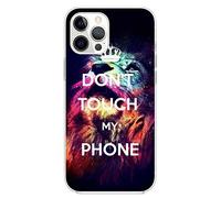 Mixroom - Carcasa trasera de TPU silicona blanda para iPhone 17 Fantasía Gorrión Don't Touch My Phone Leone M777