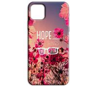 Mixroom - Carcasa trasera de TPU silicona blanda para iPhone 17 Pro Fantasía Hope Things Unseen Flores H113