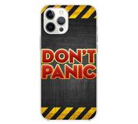 Mixroom - Carcasa trasera de TPU silicona blanda para iPhone 17 Pro Max Fantasía Don't Panic M613
