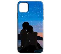 Mixroom - Carcasa trasera de TPU silicona blanda para OPPO A5x 5G / 4G fantasía pareja bajo las estrellas romántica N970