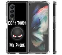 Mixroom - Carcasa trasera de TPU silicona blanda para Samsung Galaxy Z Fold 7 5G 2025 fantasía Don't Touch My Phone I131