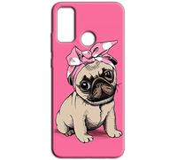 Mixroom - Funda Back Case de TPU silicona blanda para TCL 20Y fantasía Carlino con banda M693