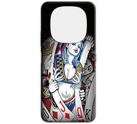 Mixroom - Funda Back case de TPU silicona blanda para Xiaomi Redmi Note 14 Pro 5G fantasía Poker Mujer C44