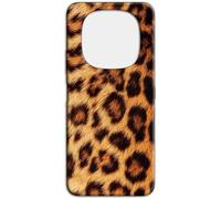 Mixroom - Funda Back case de TPU silicona blanda para Xiaomi Redmi Note 14 Pro Plus 5G fantasía leopardo marrón M757