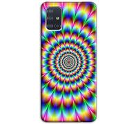 Mixroom - Funda Back Case de TPU Silicona Suave para Oppo A16 / Oppo A16S Fantasía Efecto Psicodélico L1139