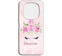 Mixroom - Funda Back case de TPU silicona suave para Xiaomi Redmi Note 14 Pro 5G fantasía unicornio rosa N967