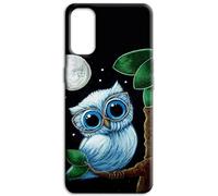 Mixroom - Funda de silicona blanda para Xiaomi Redmi 12 Fantasía Búho con gafas L148