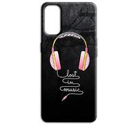 Mixroom - Funda de TPU de silicona blanda para OnePlus Nord CE 2 Lite 5G Fantasía Lost in Music Auriculares V313