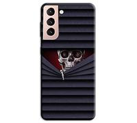 Mixroom - Funda protectora Back Case de TPU silicona blanda para Samsung Galaxy S22 fantasía calavera Nascoste N781