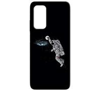 Mixroom - Funda protectora Back Case de TPU silicona suave para Oppo Reno 8 PRO 5G Fantasía Astronauta Jugando Baloncesto M679