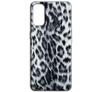Mixroom - Funda protectora Back Case de TPU silicona suave para Realme GT Neo 3 5G fantasía leopardo blanco y negro M756