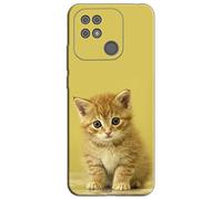 Mixroom - Funda protectora Back Case de TPU Silicona Suave para Xiaomi Redmi 10C Fantasía Micio Gato E76