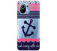 Mixroom - Funda protectora de TPU silicona blanda fondo transparente para Honor 400 5G fantasía Sail Away With Me T453