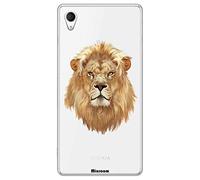 Mixroom - Funda protectora de TPU silicona blanda fondo transparente para Sony X Z6 fantasía Leone U802