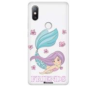 Mixroom - Funda protectora de TPU silicona blanda fondo transparente para Xiaomi Redmi Note 6 Pro Fantasía Best Friend sirena 2 U921