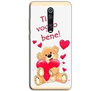 Mixroom - Funda protectora de TPU silicona blanda para Xiaomi Mi 9T fantasía osito TVB Ti Voglio Bene R256