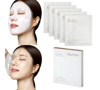 mixsoon Mascarilla de colágeno de hidrogel (35 g x 5 piezas) Nutrición, luminosidad y humedad, ingredientes activos todo en uno a base de plantas