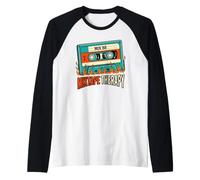 Mixtape - Cinta de Casete para Terapia Retro Camiseta Manga Raglan