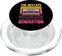 Mixtape Generation 80 90 - Fiesta temática Retro Vintage PopSockets PopGrip para MagSafe