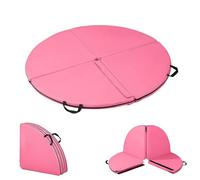 Mixtric Colchoneta Redonda Plegable para Pole Dance, Colchoneta Seguridad PortáTil con Asas, Acolchado Espuma Epe, CojíN Protector AnticaíDas para Casa, Gimnasio y Yoga,120 * 5cm