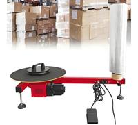 Mixtric Dispensador EléCtrico Film Estirable con Velocidad Envoltura 30 RPM, Envolvedora Film Alta Resistencia para Palets y Cajas, Compatible con Film Estirable 70 Cm,A