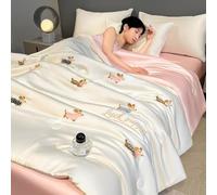 Mixtric EdredóN Refrescante, Manta Refrescante Japonesa De Doble Cara con TecnologíA FríA para Sudores Nocturnos Y Personas con Calor Q-Max0.45,36,150 * 200cm4PCS