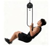 Mixtric Entrenador Cuerda Sin Fin, Sistema Poleas Cable, Equipo Gimnasio Casa Ejercitarse Colgado, Resistencia Ajustable, para Resistencia Muscular, Entrenamiento FíSico Parte Superior Cuerpo
