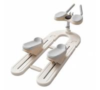 Mixtric Entrenador Giro y Estiramiento Columna, MáQuina Entrenamiento Gateo con 3 Ajustes, MáQuina Abdominales Desmontable, para Alivio Dolor Espalda, DescompresióN Espinal y ActivacióN Core