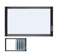 Mixtric Iluminador Led para RadiografíAs, Visor PelíCulas RadiográFicas con IluminacióN, Panel AcríLico y Marco Aluminio, Brillo Ajustable, para ClíNicas, Hospitales, Laboratorios,81 * 50 * 2.5cm