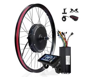 Mixtric Kit ConversióN para Bicicleta EléCtrica 2000W 72V, Kit Motor Buje Trasero 20-29 Pulgadas, Velocidad hasta 65 Km/H, FáCil InstalacióN, para Bicicleta EléCtrica MontañA y Carretera,27.5in