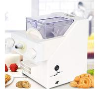 Mixtric MáQuina AutomáTica Hacer Galletas, MáQuina Hacer Galletas 180W con 8 Boquillas Diferentes y 6 Tipos Moldes Galletas, MáQuina EléCtrica Hornear para PasteleríAs, Cocinas, Hogares,Blanca