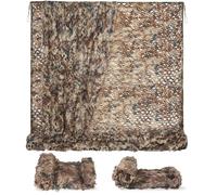 Mixtric Red De Camuflaje, Redes De Malla En Rollo A Granel Redes De Camuflaje, Excedentes Militares Parasol para Escondites De Caza Funda para Coche Y DecoracióN para Fiestas,E,6x13m