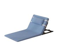 Mixtric Respaldo Elevable EléCtrico Ajustable 2 a 80°, Elevador Respaldo con Control Remoto, Respaldo Elevable Auxiliar Cama con Almohada, para Personas Mayores y Mujeres Embarazadas,Azul,Long A