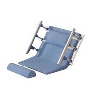 Mixtric Respaldo Elevable EléCtrico Ajustable 2 a 80°, Elevador Respaldo con Control Remoto, Respaldo Elevable Auxiliar Cama con Almohada, para Personas Mayores y Mujeres Embarazadas,Azul,Short C