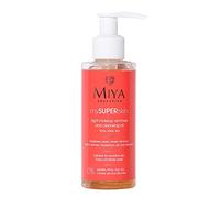 Miya Cosmetics Light - Aceite desmaquillante para lavado facial, 140 ml, contiene semillas de frambuesa y aceite de almendras dulces, vitamina E, eficaz y delicado, no irrita los ojos, para todo tipo