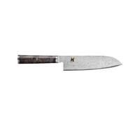 MIYABI BLACK 5000MCD67 Cuchillo Santoku 18 cm, Filo suave