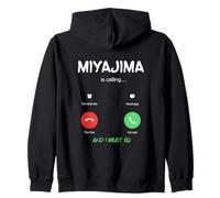 Miyajima está Llamando y Debo IR a Japón Viajando Sudadera con Capucha