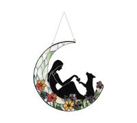 Miyanvuo Creador De Arcoíris - Decorativo Acrílico 2D - Colgante Cachorro Decoración Jardín - para Inauguración De Casa, Cumpleaños, Regalo para Mujeres, Esposa, Hermanas, Tías, Amigas