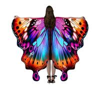 Miyanvuo Disfraz de Mariposa para Mujer | Capa Estilosa De Mariposa para Cosplay,Accesorio para Disfraces de Fiesta de Disfraces y Representaciones Escénicas