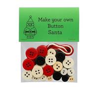 Miyanvuo Kit De Manualidades con Botones para Adornos Navideños - Árbol de Navidad de Botones Apilados Decoración,Accesorios Estacionales De Decoración Artesanal,Actividad Manual para Madres Niños