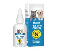 Miyanvuo Limpiador de para Orejas de Perro | 60ml Portátil Eliminación de para Mascotas - Limpiador de Oídos para Gatos,para Conejos Gatos Hogar Interior Patio y Jardín