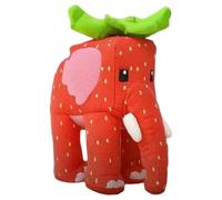 Miyanvuo Steal A Cerebro Felpa, Lindo Italiano De Peluche Elefante De Fresa, 25cm Steal A Brain Plush, Italian Brain Rot Stuffed Figure Pillow, Regalos para Niños Y Niñas