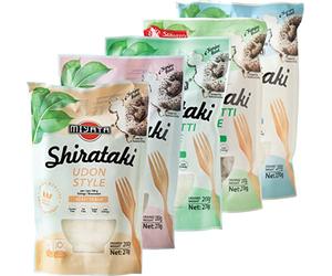 Miyata Shirataki, Caja Mixta Con 5 Variedades Diferente De Fideos De Harina De Konjac, 1350 g